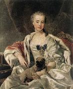 LOO, Louis Michel van, ) Portrait of Catherina Golitsyna